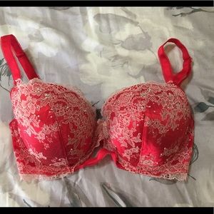 Victoria Secret Lined Demi-buste double Bra (32DD)
